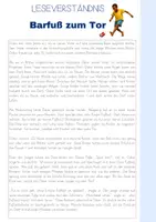 Vorschau - Arbeitsblätter - Anlässlich der Fußball-WM - Leseverständnis Fußball in Afrika- Lesetext mit Fragen für die 4./5. Klase - Seite 1