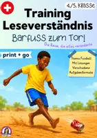 Vorschau - Arbeitsblätter - Schweizer Version - Anlässlich der Fussballl-WM -Leseverständnis Fussball in Afrika - Lesetext mit Fragen für die 4./5. Klasse - Deckblatt