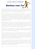 Vorschau - Arbeitsblätter - Schweizer Version - Anlässlich der Fussballl-WM -Leseverständnis Fussball in Afrika - Lesetext mit Fragen für die 4./5. Klasse - Seite 1