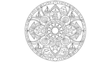 anteprima - Materiale di supporto/inclusione - Mandala estivi con motivi marini - Pagina 2