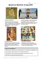 Vorschau - Arbeitsblätter - Kunst verstehen: Der Jugendstil | 2-seitiges Infoblatt zur Kunstepoche - Seite 2