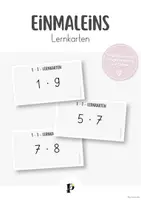 Vorschau - Aufgabenkarten - Einmaleins-Lernkarten - Deckblatt