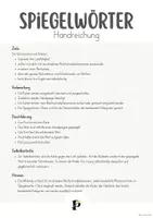 Vorschau - Aufgabenkarten - Spiegelwörter - Wörter spiegeln, lesen & schreiben - Seite 2