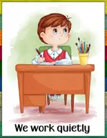 Aperçu - Affichage - Our Happy Classroom Rules Visual Behavior Posters for Preschool & Kindergarten. - Page 1