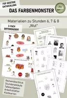 Vorschau - Stundenentwürfe - Farbenmonster - Stunden zur "Wut" (Förderschule Geistige Entwicklung) - Deckblatt