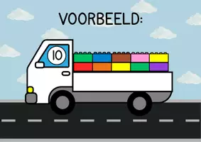 Voorbeeld - Rekenactiviteit voor kleuters (Thema verkeer) - Voorblad
