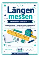 Vorschau - Arbeitsblätter - Längen messen Arbeitsheft – Zentimeter, Lineal & Sachaufgaben | Klasse 1–4 - Deckblatt