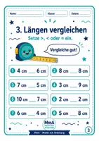 Vorschau - Arbeitsblätter - Längen messen Arbeitsheft – Zentimeter, Lineal & Sachaufgaben | Klasse 1–4 - Seite 3