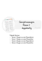 Vorschau - Arbeitsblätter - Zeugnis mit Selbstreflexion Klasse 2 - Seite 1
