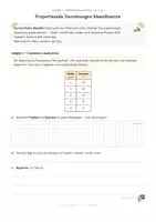Vorschau - Arbeitsblätter - Proportionalität anwenden – Zuordnungen - Klasse 7 - Seite 1