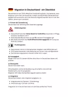 Vorschau - Stundenentwürfe - Migration: Deutschland vs. Japan - Deckblatt