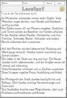Vorschau - Arbeitsblätter - Leseverständnis Sachtexte Stadtleben Mittelalter (Klasse 4–6) mit Arbeitsblättern - Seite 2