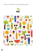 Vista previa - Manualidades / Dibujos para colorear - Actividades de verano para infantil y primaria - página 2