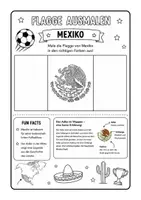 Vorschau - Stationenlernen - Fußball WM 2026 · Stadien entdecken & gestalten – 16 Ausmalbilder mit Steckbriefen, Flaggen & Stadion-Pass - Seite 3