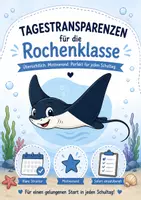 Vorschau - Präsentationen/Tafelbilder - Tagestransparenz Rochen - Rochenklasse - Deckblatt