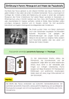 Vorschau - Arbeitsblätter - Briefe des Paulus: Neues Testament - Seite 1