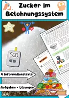 Vorschau - Arbeitsblätter - Ernährung & Suchtmechanismen: Zucker, Dopamin, Belohnungssystem, Essverhalten - Seite 1