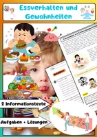 Vorschau - Arbeitsblätter - Essverhalten und Gewohnheiten: Hunger & Konditionierung - Deckblatt