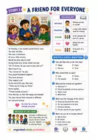 Προεπισκόπηση - Φύλλα εργασίας - Meet our 12 Friends! 12 Engaging stories - Σελίδα 1