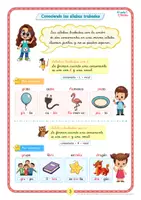 Vista previa - Hojas de trabajo - Aprendo a leer y escribir 4 - Sílabas Trabadas - página 3