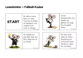 Vorschau - Spiele - Lesedomino WM - Sinnentnehmendes Lesen fördern (Klasse 1/2) - Seite 3