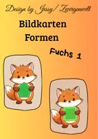 Vorschau - Bildkarten - Bildkarten Formen Fuchs 1 - Deckblatt