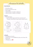 Vorschau - Mal- und Bastelvorlagen - Kunst Grundschule Sommer - Insekten basteln Frühling und Sommer - Kunst Klasse 2 und 3 - Seite 2