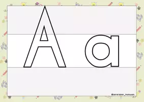 Vorschau - Poster - ABC Training / Buchstaben spielerisch nachspuren - Deckblatt