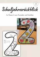 Vorschau - Arbeitsblätter - Schuljahresende Rückblick - Klasse 2 - Deckblatt