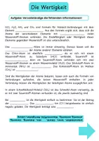 Vorschau - Arbeitsblätter - Wertigkeit von Atomen und Ionen - Seite 1