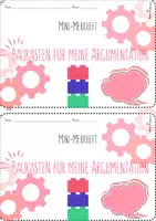Vorschau - Merkblätter - Argumentieren in der Mittelschule (Deutsch) | ein Mini-Merkheft (7./8. Klasse) | Heftchen - Seite 1