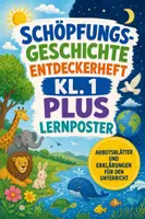 Vorschau - Arbeitsblätter - Schöpfungsgeschichte Entdeckerheft Kl - Deckblatt