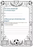 Vorschau - Arbeitsblätter - Ländersteckbrief Belgien - Seite 1