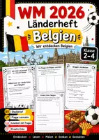 Vorschau - Arbeitsblätter - Ländersteckbrief Belgien - Deckblatt