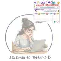 Aperçu - Préparation de séance / Séance complète - Spécial derniers cours : Petit Bac Grammatical - Page de couverture