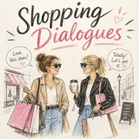 Vorschau - Arbeitsblätter - Shopping Dialogues Merkblatt und Übungsblätter - Deckblatt