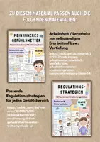 Vorschau - Mal- und Bastelvorlagen - Gefühlsthermometer: Poster, Körpersignale & Bastelvorlage (Emotionsregulation) - Seite 3