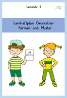 Vorschau - Arbeitsblätter - Selbstlernheft - Mathe Lernstufe 1 Lernheft Geometrie (Formen und Muster) - Deckblatt