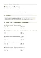 Vorschau - Arbeitsblätter - Zahlenmengen und Terme 40 anspruchsvolle Multiple Choice Aufgaben mit Lösungen 5 Klasse AHS - Seite 1