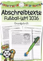 Vorschau - Arbeitsblätter - Fußball WM - Deckblatt