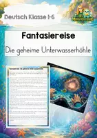 Vorschau - Bildkarten - Fantasiereise: Die geheime Unterwasserhöhle - Deckblatt