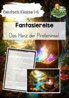 Vorschau - Bildkarten - Fantasiereise: Das Herz der Pirateninsel - Deckblatt
