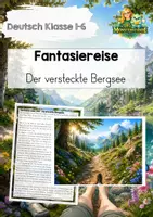 Vorschau - Bildkarten - Fantasiereise: Der versteckte Bergsee - Deckblatt