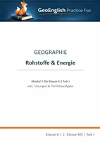 Vorschau - Unterrichtsreihen - Erdkunde – Rohstoffe & Energie – Modul – Klasse 6 - Deckblatt