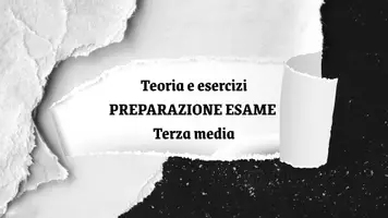anteprima - Esercizi - Esame Terza Media – Matematica e Scienze - Pagina 1