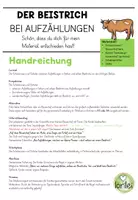 Vorschau - Arbeitsblätter - Beistrich bei Aufzählungen – Komma - Arbeitsblätter & handlungsorientierte Einführung | Deutsch Volksschule / Grundschule - Seite 1
