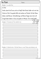 Vorschau - Arbeitsblätter - Lernwörter-Diktat Sommer | Deutsch Klasse 2-3 - Seite 3