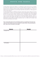 Vorschau - Arbeitsblätter - Wants and Needs - Seite 2