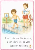 Vorschau - Bildkarten - Verhalten im Schwimmbad - Bildkarten - Seite 3