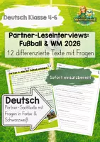 Vorschau - Arbeitsblätter - Partner-Leseinterviews: Fußball & WM 2026 - Seite 1
